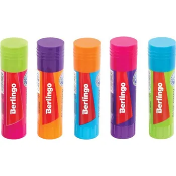 Kancelářské lepidlo Lepidlo tyčinka Berlingo Fuze, 20g, 24ks