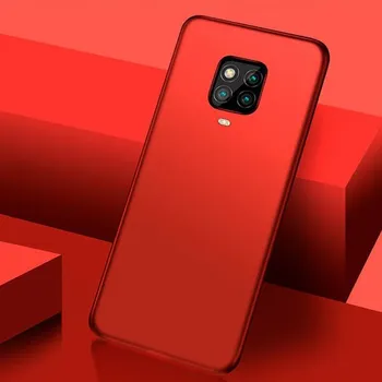 Pouzdro na mobilní telefon Ochranný plastový kryt pro Xiaomi Redmi Note 9S - červený