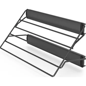 Věšák Interex design Výsuvný věšák na kalhoty s tlumením / Antracit