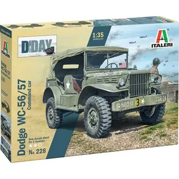 Plastikový model Model Kit military 0228 - Dodge WC56 Command Car (1:35)