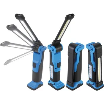 Pracovní světlo Aku montážní lampa COB LED BGS1085321, skládací, 5 W (BGS 1085321 Akumulátorová polohovací lampa COB-LED 5 W)