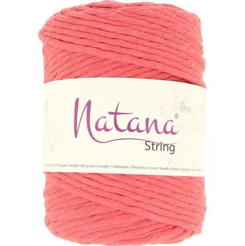 Příze Natana Macrame String 4mm lososová 22