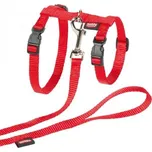Nobby XL set červený postroj + vodítko pro velkou kočku