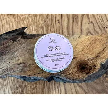 Svíčka Tvoje Svíčka POKETKA TY A JÁ růžová 55 g