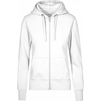 Dámská mikina X.O by Promodoro Kvalitní dámská mikina se zipem a kapucí X.O.Promodoro Barva: Bílá, Velikost: XXL XO1751