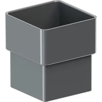 okap Gutta GuttaKROP spojka svodové roury 98 x 80,2 x&nbsp;76,2 mm antracit | cena za ks