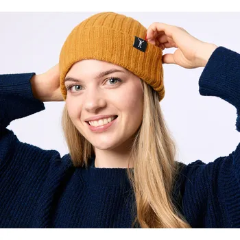Čepice Stoklasa Beanie Merino 2:2 Žlutá Žlutá