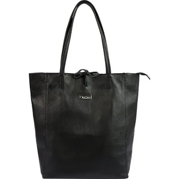 Kabelka Velká kožená kabelka na rameno/do ruky MiaMore no. 014 černá