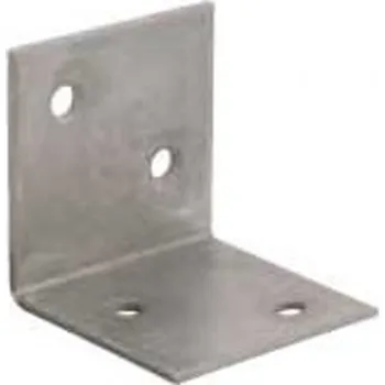 Tesařské kování Koelner Rovnoramenný trámový úhelník D-MS D-MS-333 30x30x30 mm široký typ, cena za ks | cena za ks