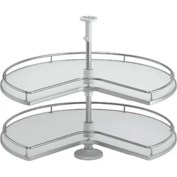 Kuchyňská skříňka Inoxa Industrie Karusel 270° s plným dnem / Bílá 800 mm