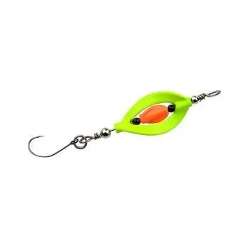 Umělá nástraha Trout Master Třpytka rotační Double Spin Spoon Melon 5cm 3,3gr