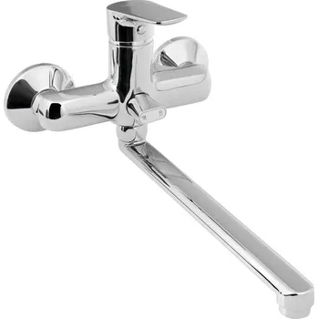 Vodovodní baterie LOTTA nástěnná umyvadlová/vanová baterie, rozteč 150mm, chrom (otočný přepínač)