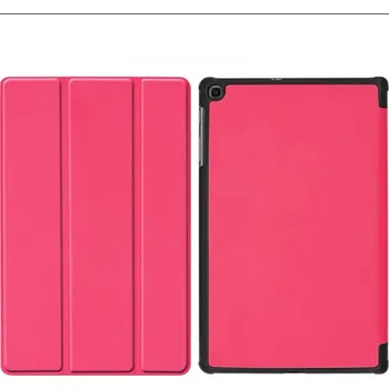 Pouzdro na tablet 2v1 Smart flip cover + zadní plastový ochranný kryt pro Samsung Galaxy Tab A 10.1 2019 (T515) - růžový