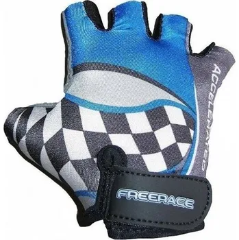 Cyklistické rukavice Cyklistické rukavice FREERACE dětské modrá Velikost: 3