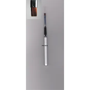 Umělé nehty Štětec na gel č.8 rovný plochý (přírodní vlas)