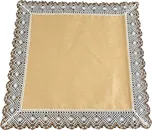 Texprim s.r.o. Ubrus s krajkou - zlatý velikost: kulatý průměr - 70 cm