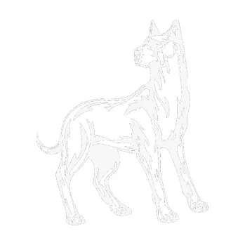 samolepka Pes 041 pravá (09 - bílá) SAMOLEPKA NA AUTO, NÁLEPKA, FÓLIE, POLEP, TUNING, VLASTNÍ TEXT, TISK, AUTOSAMOLEPKY.cz, POLEPY, OBRÁZEK, LOGO, 3D STICKERS