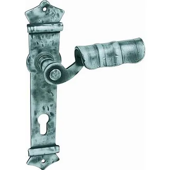 Dveřní kování Dveřní kování MP Urban (KOVANÁ ŠEDÁ), klika-klika, Otvor na cylindrickou vložku PZ, MP KOVANÉ, 72 mm