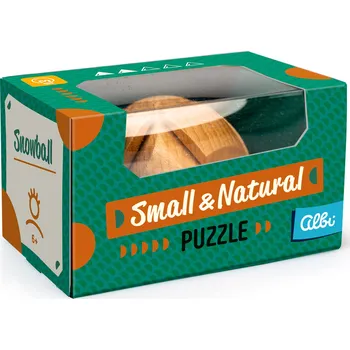 Hlavolam ALBI Malý dřevěný hlavolam - Koule zručnosti