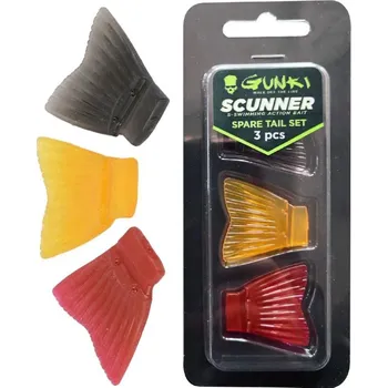 Rybářský háček 3ks - Náhradní Ocásky Gunki Scunner 17,5CM