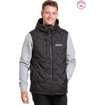 Pánská větrovka Pánská péřová vesta Meatfly Larry 2022 Black L