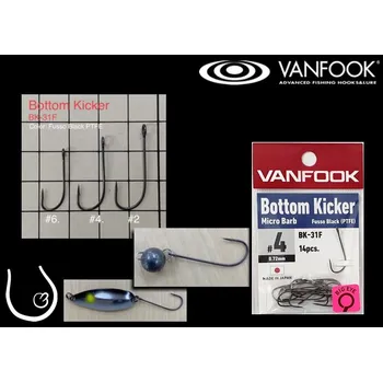 Rybářský háček Přívlačové rybářské háčky Vanfook BK-31 F - vel. 2