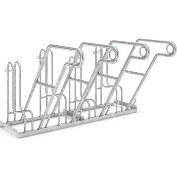stojan na kolo Opěrný stojan na jízdní kola 4604, š 1400 mm, volně stojící, 4x místo