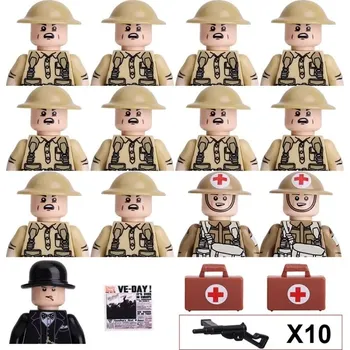 Stavebnice LEGO Vojenské figurky a stavební kostky | Styl Lego - B19-49 B19-51 B19-52