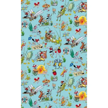 Balící papír BP1 633 - Balící papír 70x100 dárkový Večerníčky