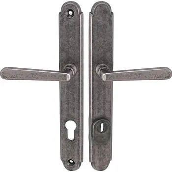 Dveřní kování Ochranné kování MP NI - ALT WIEN PLUS (OGA - Antik šedá), klika-klika, Otvor na cylindrickou vložku PZ, MP OGA (antik šedá), 90 mm