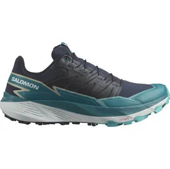 Pánská běžecká obuv Salomon Thundercross M carbon / tahitian tide / peacock blue - UK 7