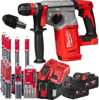 Pneumatické kladivo MILWAUKEE Kladivo kombinované M18 BLHX100P-502P KIT