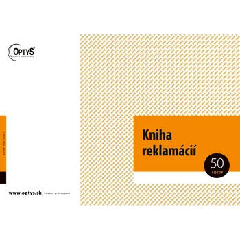 Tiskopis Kniha reklamácií A4, 50 listov, Slovensko