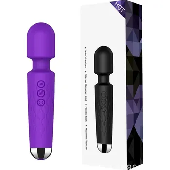 Vibrátor Paloqueth Mini Magic Wand Barva: Fialová, Velikost: L