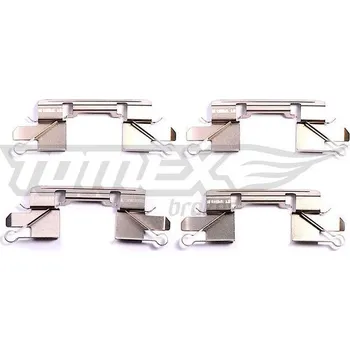 Přislušenství brzdového systému Sada příslušenství, obložení kotoučové brzdy TOMEX Brakes 43-91