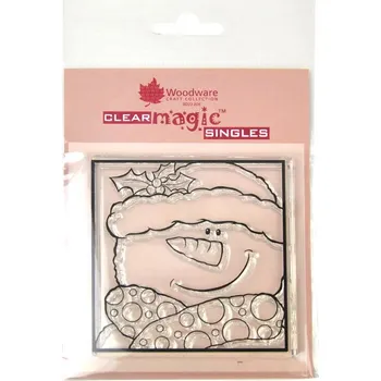 Razítko, hlava sněhuláka