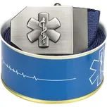 Opasek dárkový záchranářský Hvězda života 4 cm - modrý, 150