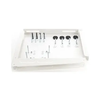 Nábytkové kování Konzole Montovaná L-480 mm, H - 400 mm / 90kg - bílá