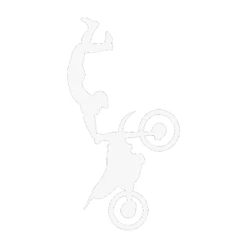 Samolepící dekorace SAMOLEPKA Motorka 029 pravá motokros freestyle (09 - bílá) NA AUTO, NÁLEPKA, FÓLIE, POLEP, TUNING, VLASTNÍ TEXT, TISK, AUTOSAMOLEPKY.cz, POLEPY, OBRÁZEK, LOGO, SAMOLEPKY