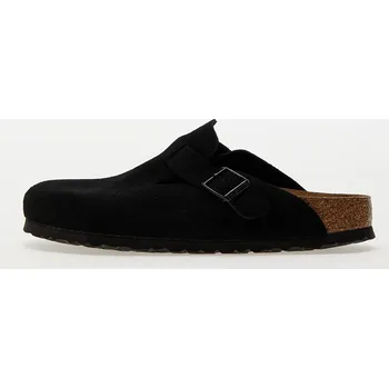 Dámské tenisky Tenisky Birkenstock Boston Soft Footbed Velvet Leather Black EUR 36