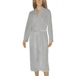 Dámský župan Velur Lydie 389 De Lafense 433- šedá M