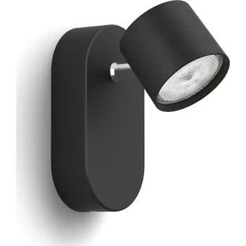 Philips Star bodové LED svítidlo 1x4,5W 500lm 2700K IP20 stmívatelné, černé