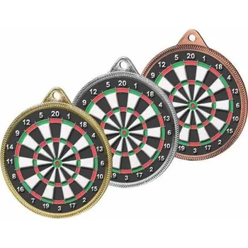 Poháry Bauer Kovová medaile MDL001M14 | Šipky