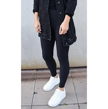 Dámské legíny legíny M.ASCH-Be original Ribbed Leggings - Black XS