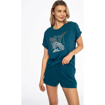 Dámské pyžamo Henderson pyžamo dámské 41310 Apparel - petrolejová, L (Dámské pyžamo krátké)