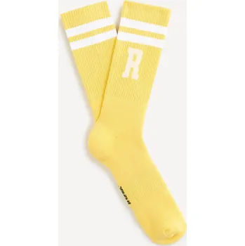 Celio Sportovní fleecové ponožky - Pánské Celio bílá | žlutá 1795165