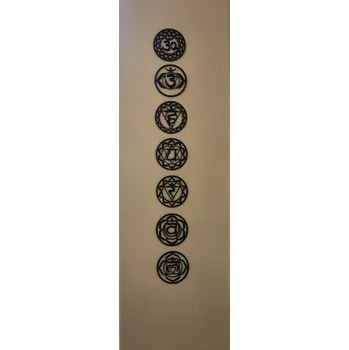 Čakra symboly sada 7ks