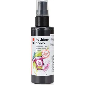 Speciální výtvarná barva Fashion spray, barva na textil č.073, černá, 100 ml