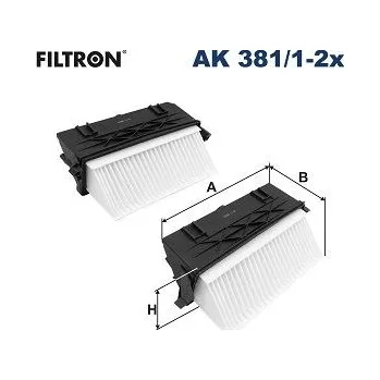 Vzduchový filtr Vzduchový filtr FILTRON AK 381/1-2x