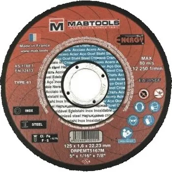 Řezný kotouč řezný kotouč na ocel 180x2x22,2 MOLEMAB